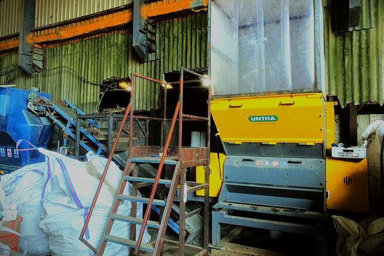 UNTHA-web-shot UNTHA shredder at the heart of Meplas plastic recycling operation