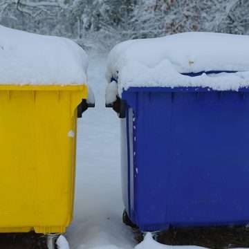 snow-on-waste-bins Navigating winter challenges: a sustainable approach to festive season waste